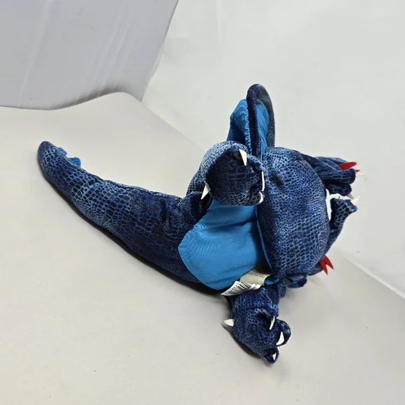 Folkmanis Three-Headedblue Dragon Hand Puppet Storytelling Play Fun For Kids - Picture 7 of 16